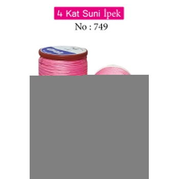 Oyalı 4 Kat Suni İpek İplik İğne Oyası Boncuk İpi Tığ Oyası No:749
