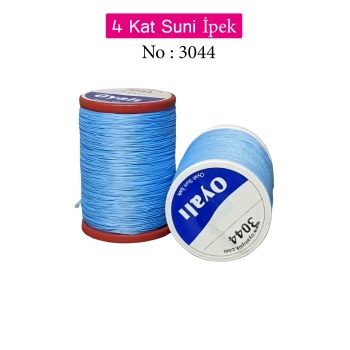 Oyalı 4 Kat Suni İpek İplik İğne Oyası Boncuk İpi Tığ Oyası No:3044