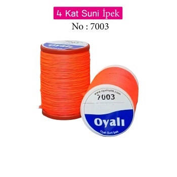 Oyalı 4 Kat Suni İpek İplik İğne Oyası Boncuk İpi Tığ Oyası No:7003