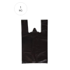 Siyah Atlet Poşet Orta Boy 29x50 cm Takriben 85 Adet 1 Kg