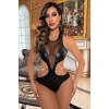 Kadın Babydoll Fantezi Harness Erotik  Kıyafet 2041 Siyah - Royaleks