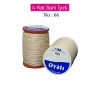 Oyalı 4 Kat Suni İpek İplik İğne Oyası Boncuk İpi Tığ Oyası No:66