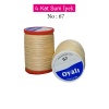 Oyalı 4 Kat Suni İpek İplik İğne Oyası Boncuk İpi Tığ Oyası No:67