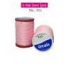 Oyalı 4 Kat Suni İpek İplik İğne Oyası Boncuk İpi Tığ Oyası No:511