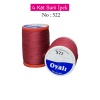 Oyalı 4 Kat Suni İpek İplik İğne Oyası Boncuk İpi Tığ Oyası No:522