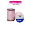 Oyalı 4 Kat Suni İpek İplik İğne Oyası Boncuk İpi Tığ Oyası No:524