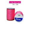 Oyalı 4 Kat Suni İpek İplik İğne Oyası Boncuk İpi Tığ Oyası No:528