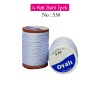 Oyalı 4 Kat Suni İpek İplik İğne Oyası Boncuk İpi Tığ Oyası No:530