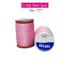 Oyalı 4 Kat Suni İpek İplik İğne Oyası Boncuk İpi Tığ Oyası No:777