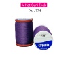 Oyalı 4 Kat Suni İpek İplik İğne Oyası Boncuk İpi Tığ Oyası No:774