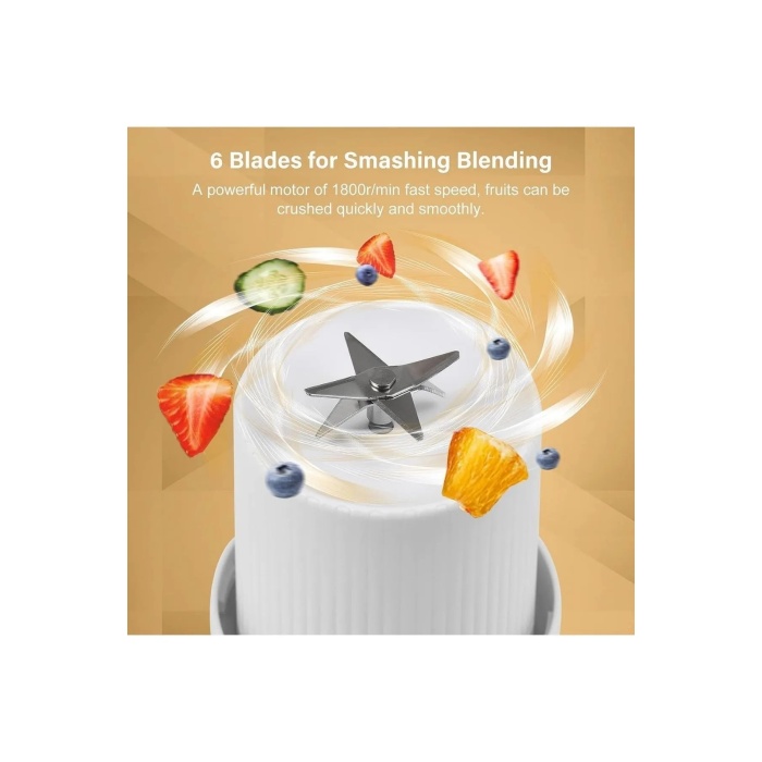 Taşınabilir El Blender 420 ML Meyve Smoothie Hazırlama Şişe Şeklinde Pratik