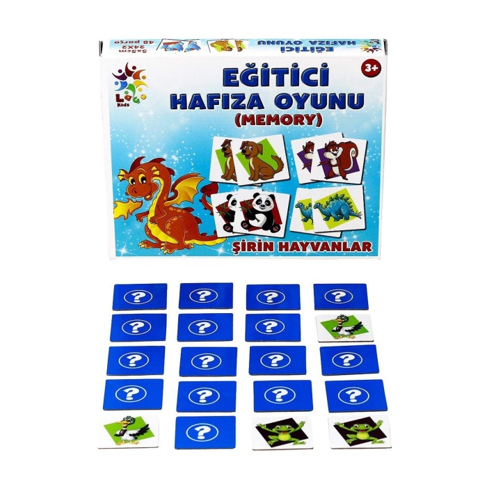 Laço Puzzle Lc022 Eğitici Hafıza Oyunu Şirin Hayvanlar