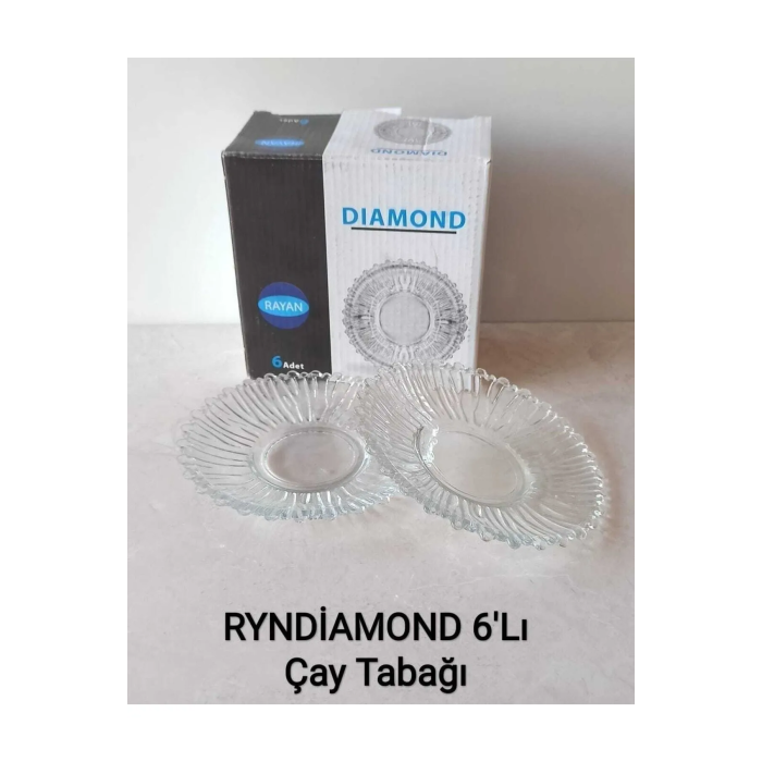 Diamond 6lı Cam Çay Altı Royaleks-RG-2023