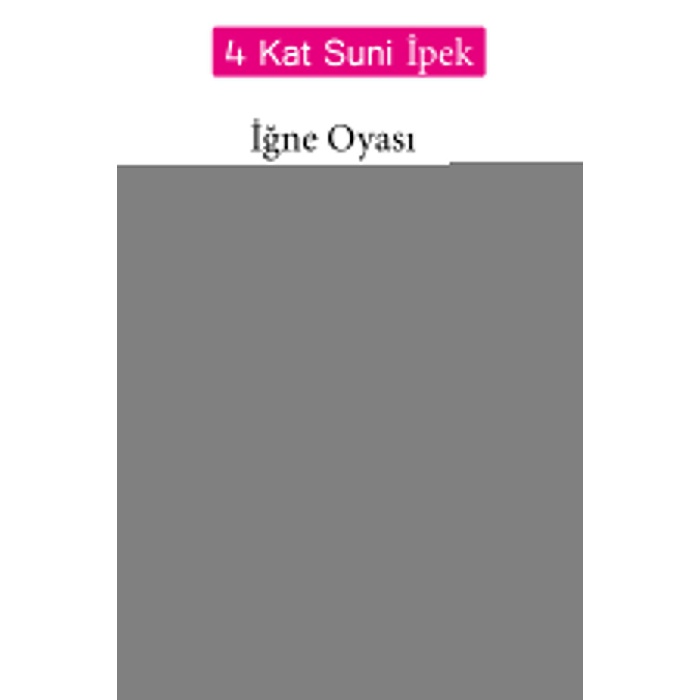 Oyalı 4 Kat Suni İpek İplik İğne Oyası Boncuk İpi Tığ Oyası No:85
