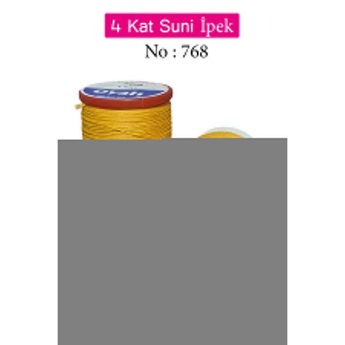 Oyalı 4 Kat Suni İpek İplik İğne Oyası Boncuk İpi Tığ Oyası No:768