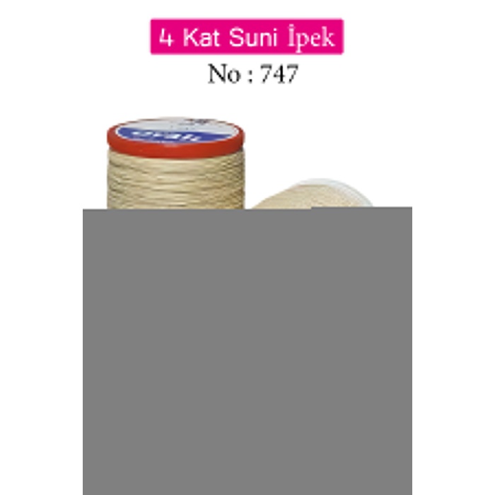 Oyalı 4 Kat Suni İpek İplik İğne Oyası Boncuk İpi Tığ Oyası No:747