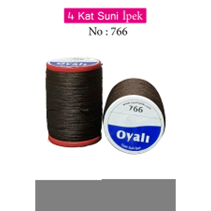 Oyalı 4 Kat Suni İpek İplik İğne Oyası Boncuk İpi Tığ Oyası No:766