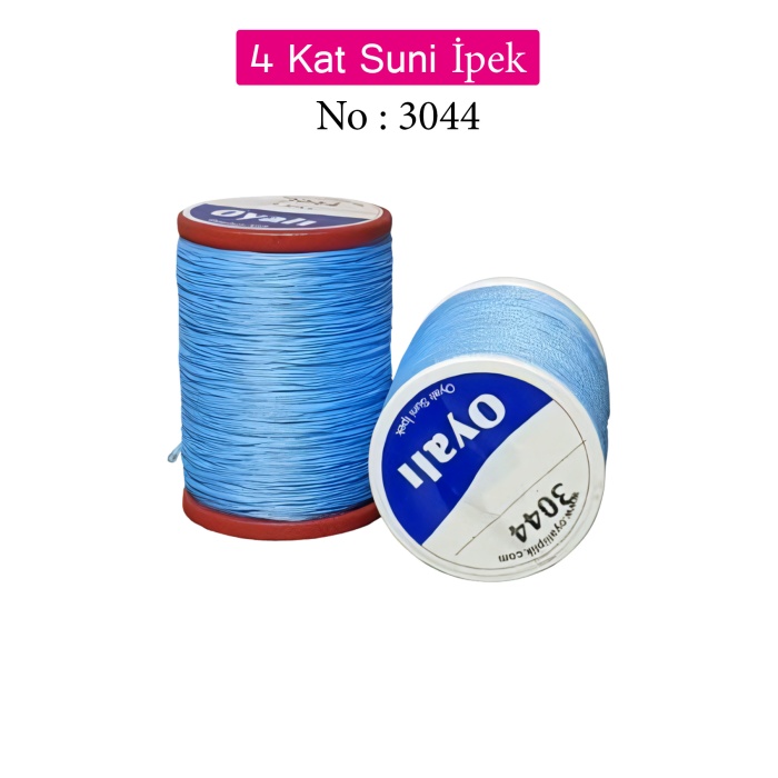 Oyalı 4 Kat Suni İpek İplik İğne Oyası Boncuk İpi Tığ Oyası No:3044