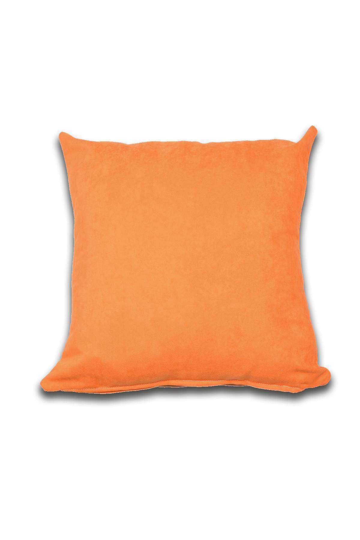 Kırlent Yastık Minder Kılıfı 1 adet 40X40 cm Portakal