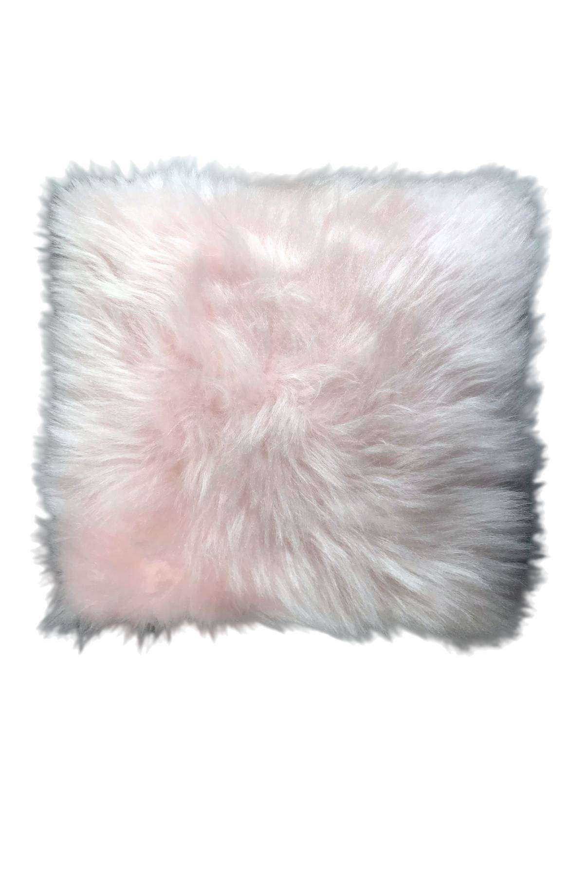2 Adet Uzun Tüylü Peluş Lüks Salon Kırlent Minder Kılıf 52x52 S10