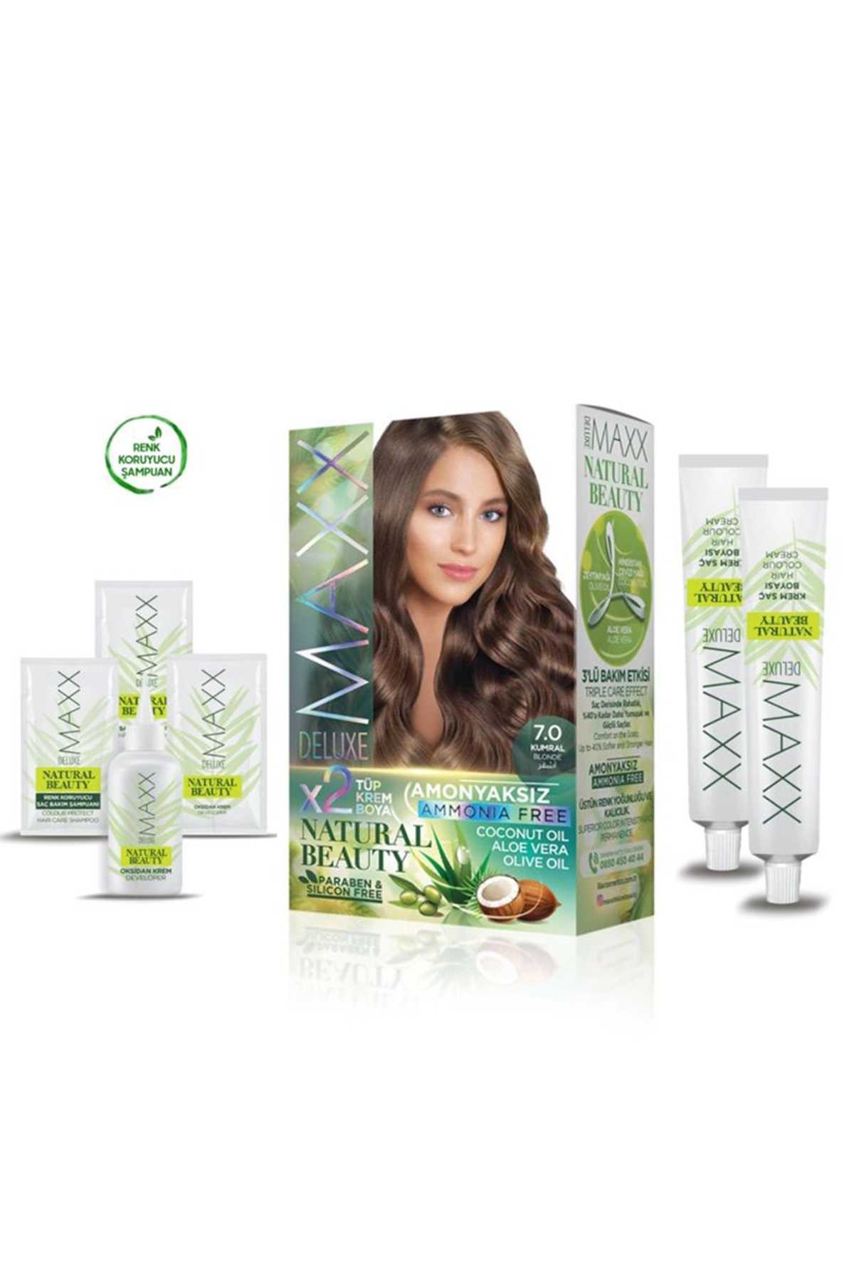 Natural Beauty Amonyaksız Saç Boyası 7.0 Kumral
