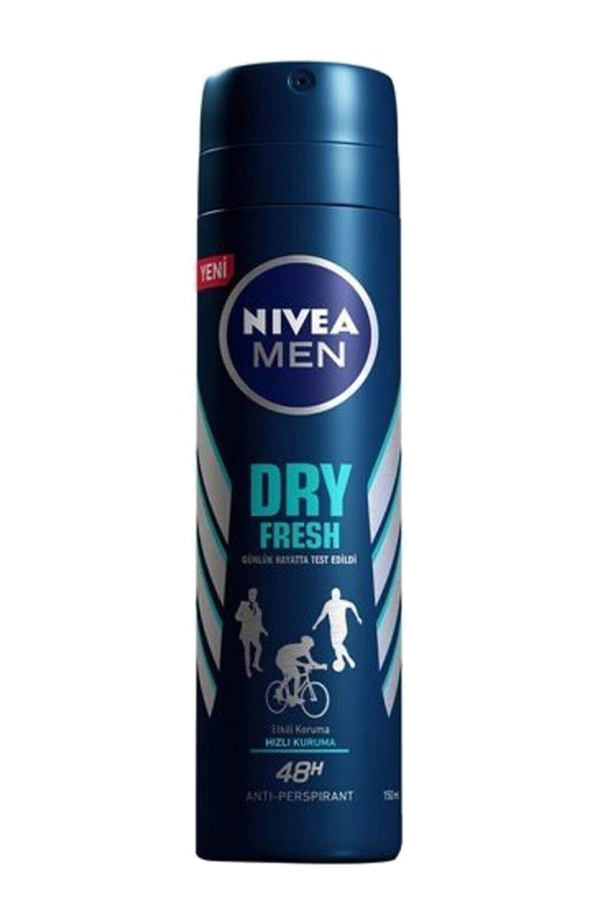 2 Adet Deo Sprey Erkek Deodorant Dry Fresh Pudrasız 150 ml