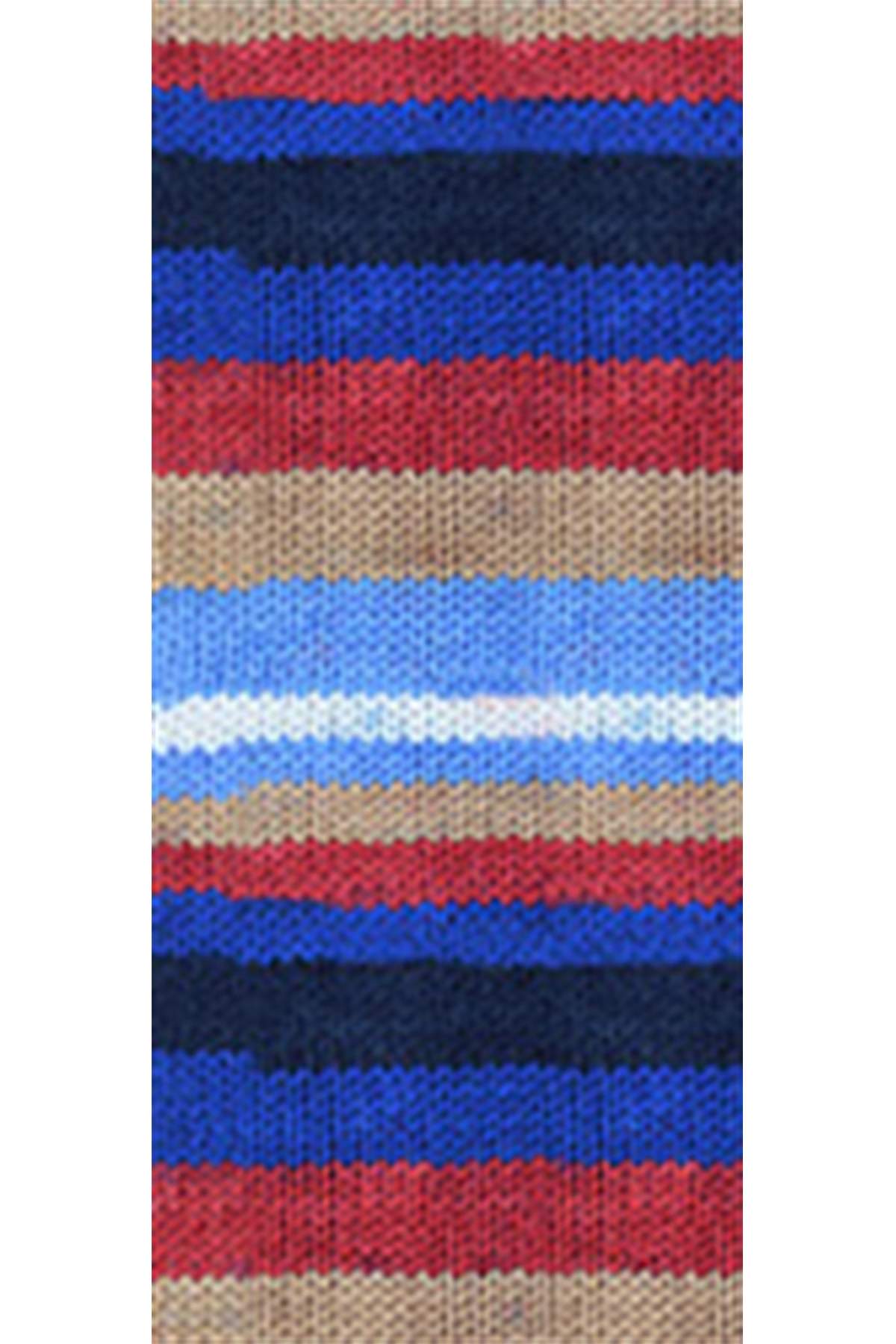 Vega Stripe Premium Akrilik El Örgü İpi Yünü No: 82411