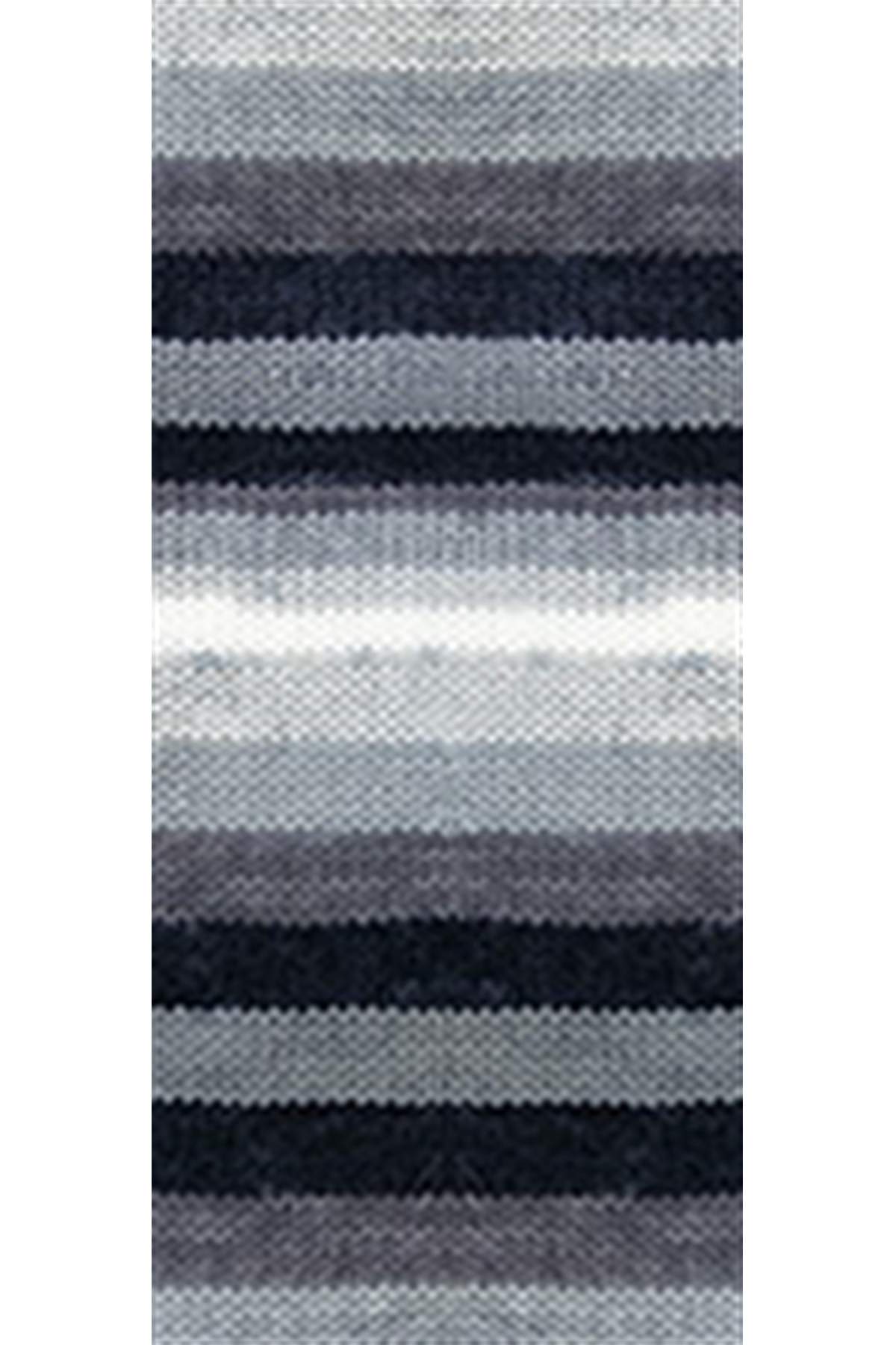 Vega Stripe Premium Akrilik El Örgü İpi Yünü No: 82424