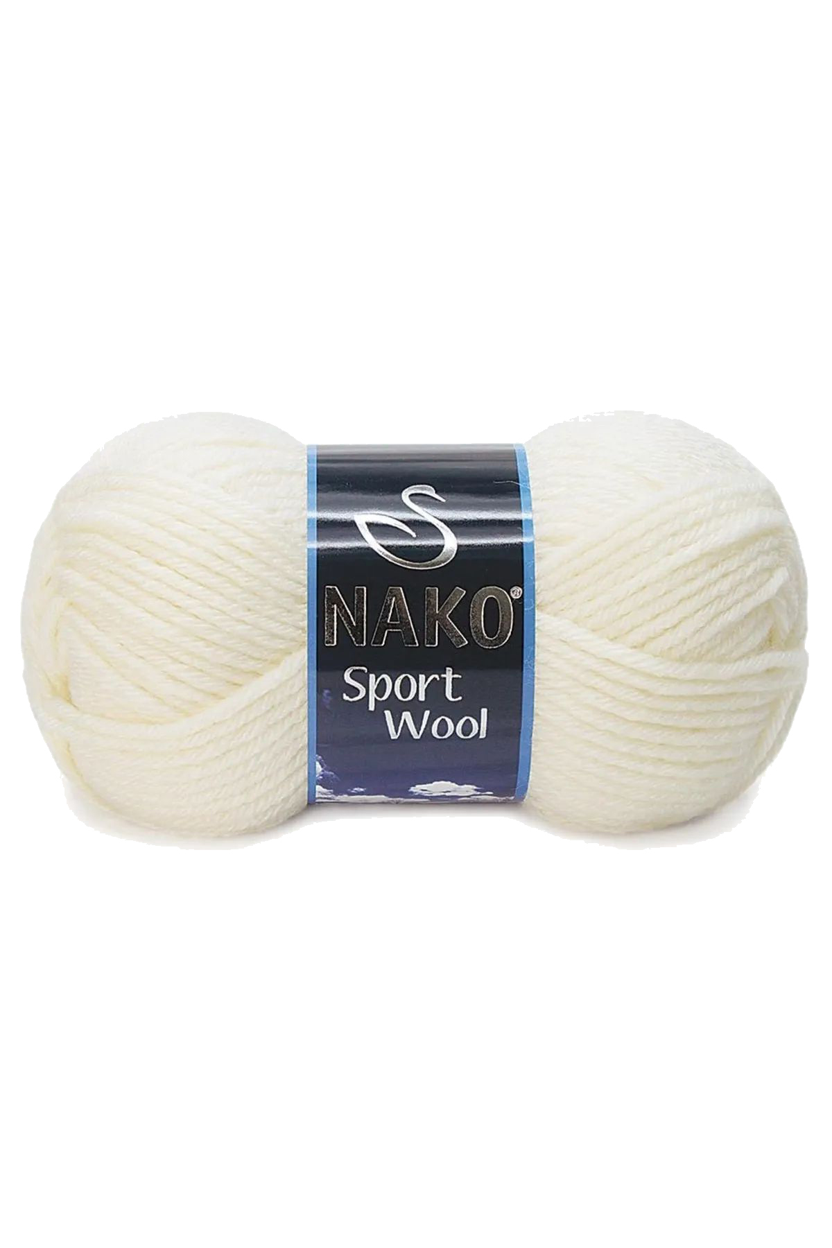 Sport Wool Atkı Bere Ceket Yelek Örgü İpi Yünü No: 300 Ekru