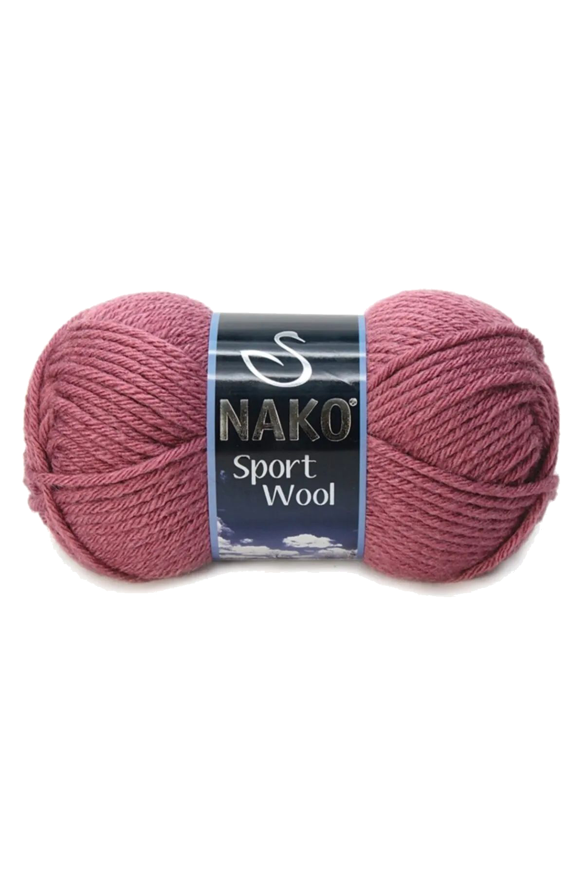 Sport Wool Atkı Bere Ceket Yelek Örgü İpi Yünü No: 327 Gül Kurusu
