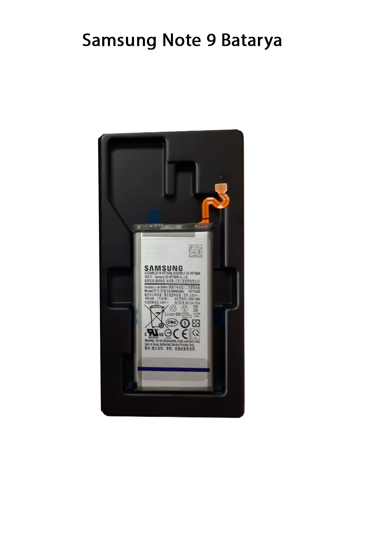 Samsung Note 9 Telefonlarla Uyumlu Batarya 4000 mAh
