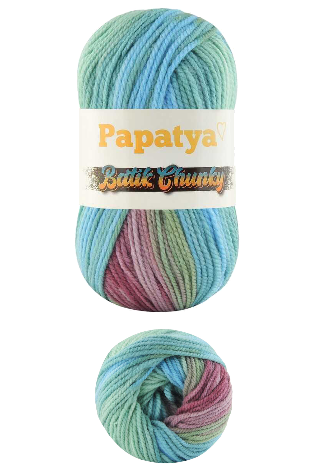 5 Adet Batik Chunky Örgü İpi Yünü Tüm Kıyafetlere Uygun - 103