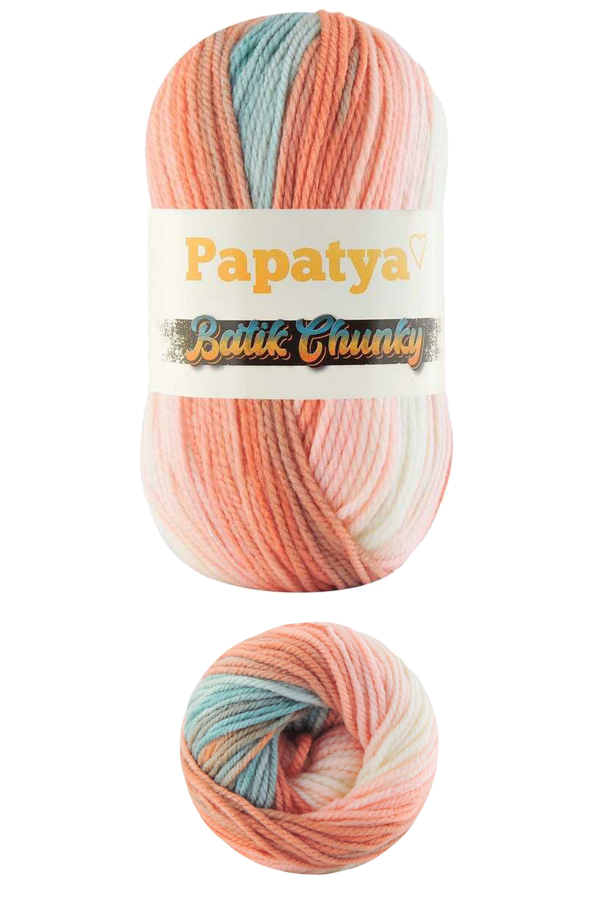 5 Adet Batik Chunky Örgü İpi Yünü Tüm Kıyafetlere Uygun - 104