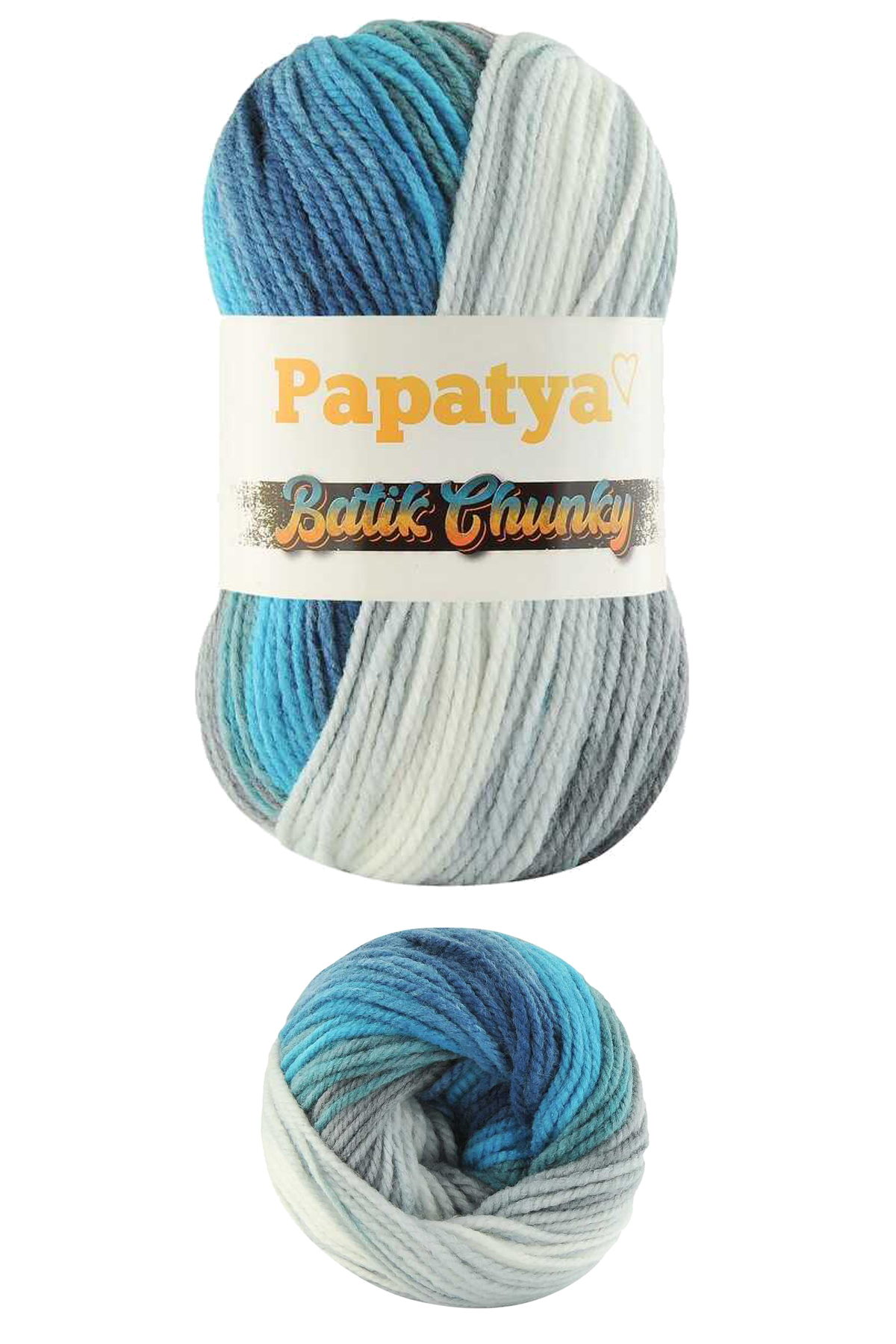 5 Adet Batik Chunky Örgü İpi Yünü Tüm Kıyafetlere Uygun - 106