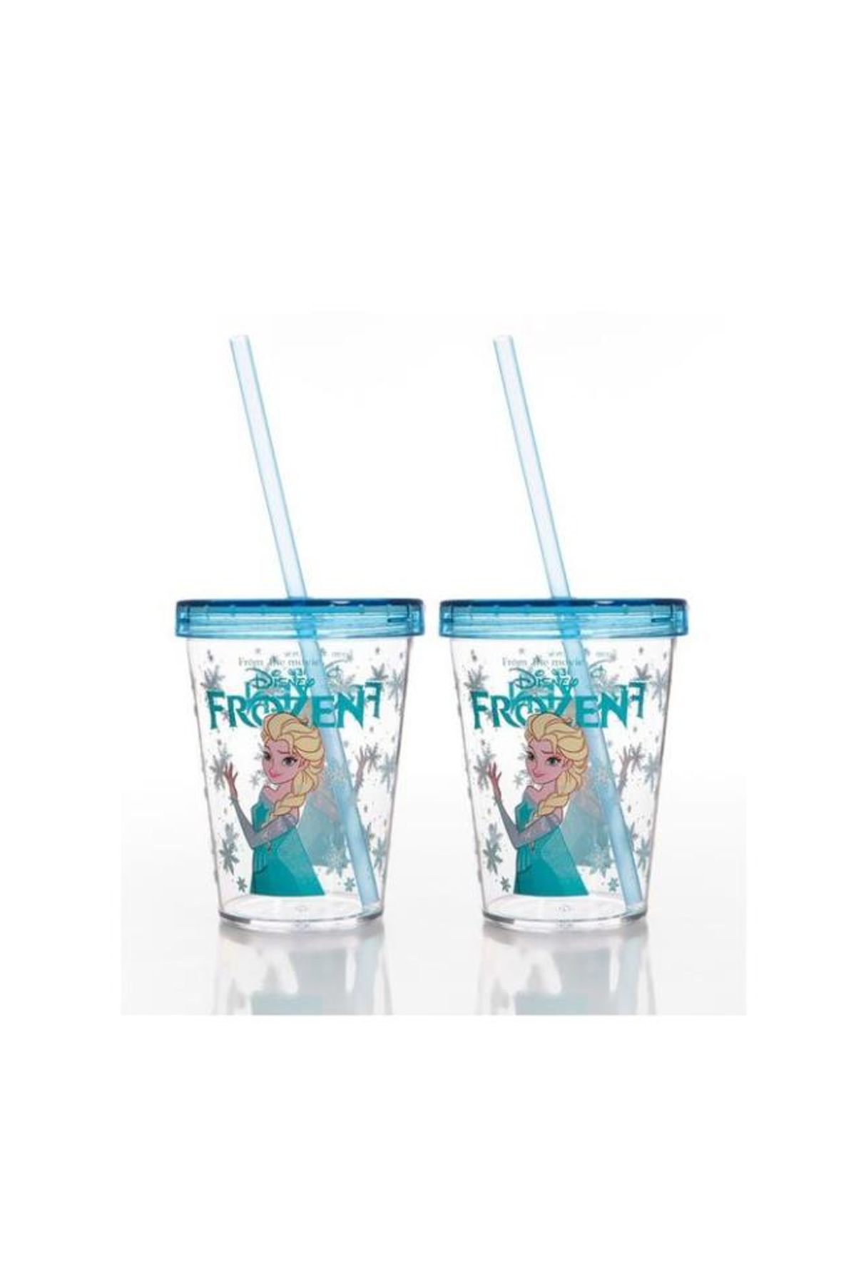 Pipetli Bardak Lisanslı Frozen