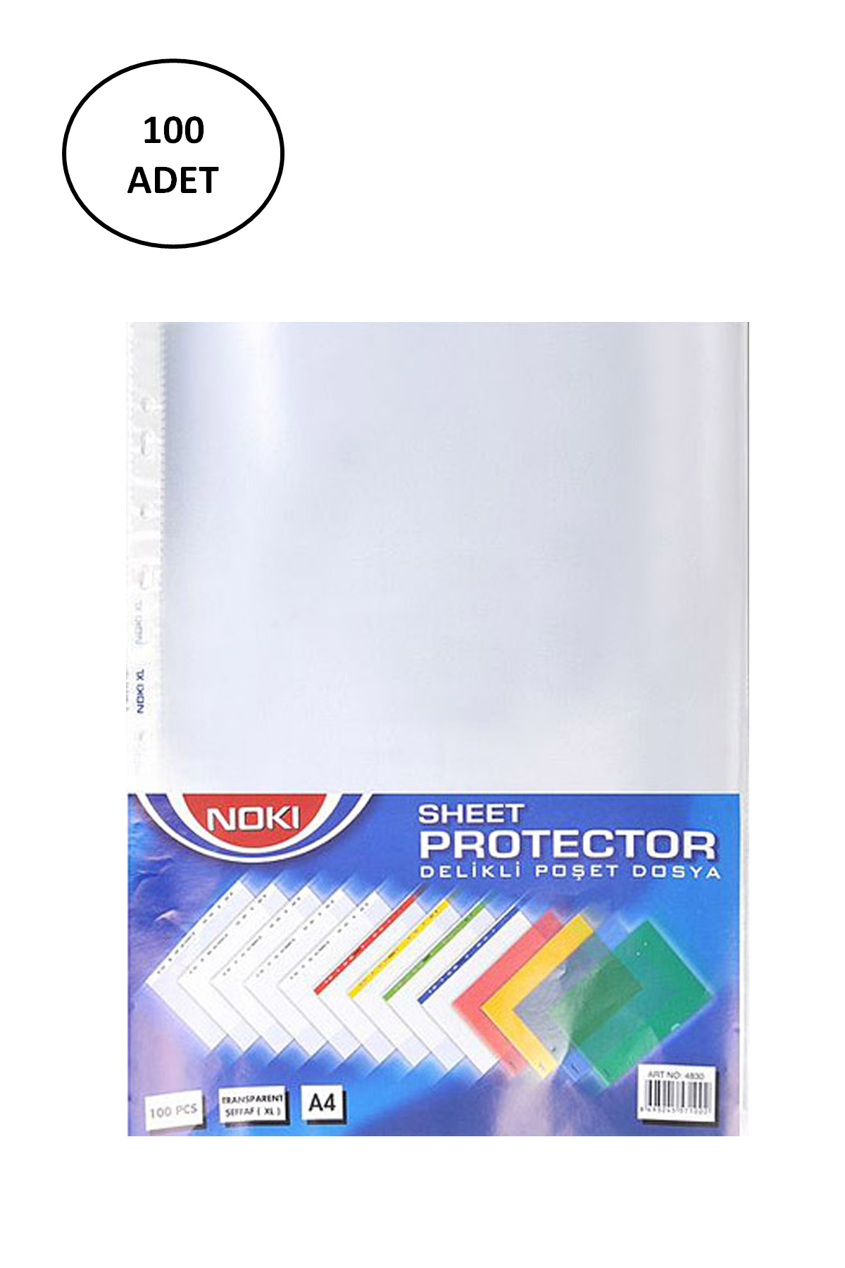 Noki Poşet Dosya XL 40 Mic 100 Adet