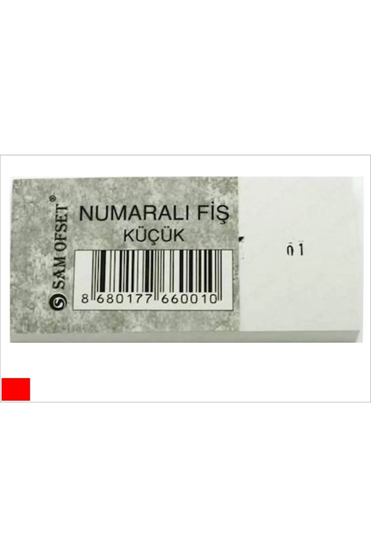 Sam Ofset Numaralı Fiş Numaratörlü Fiş 36'lı