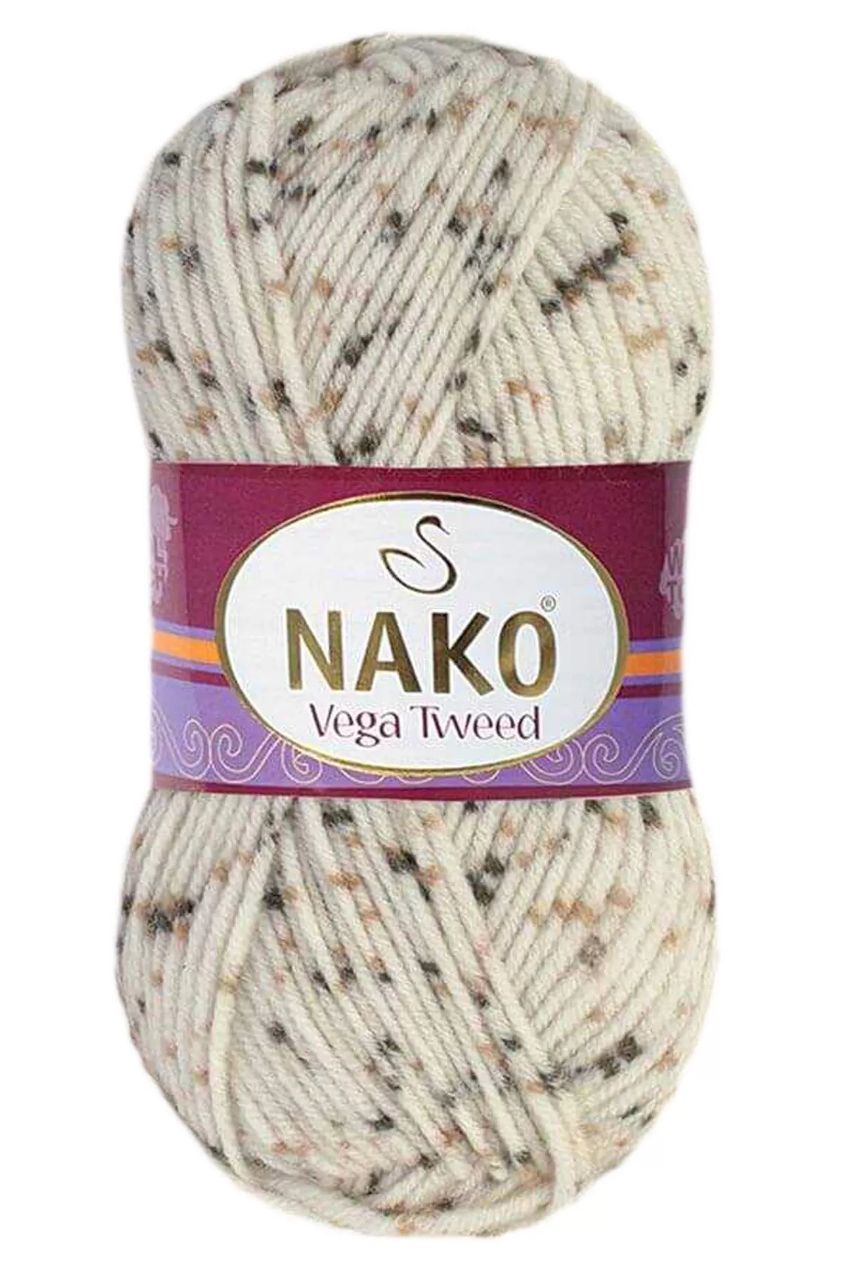 1 Adet Vega Tweed Premium Akrilik El Örgü İpi Yünü No: 35017