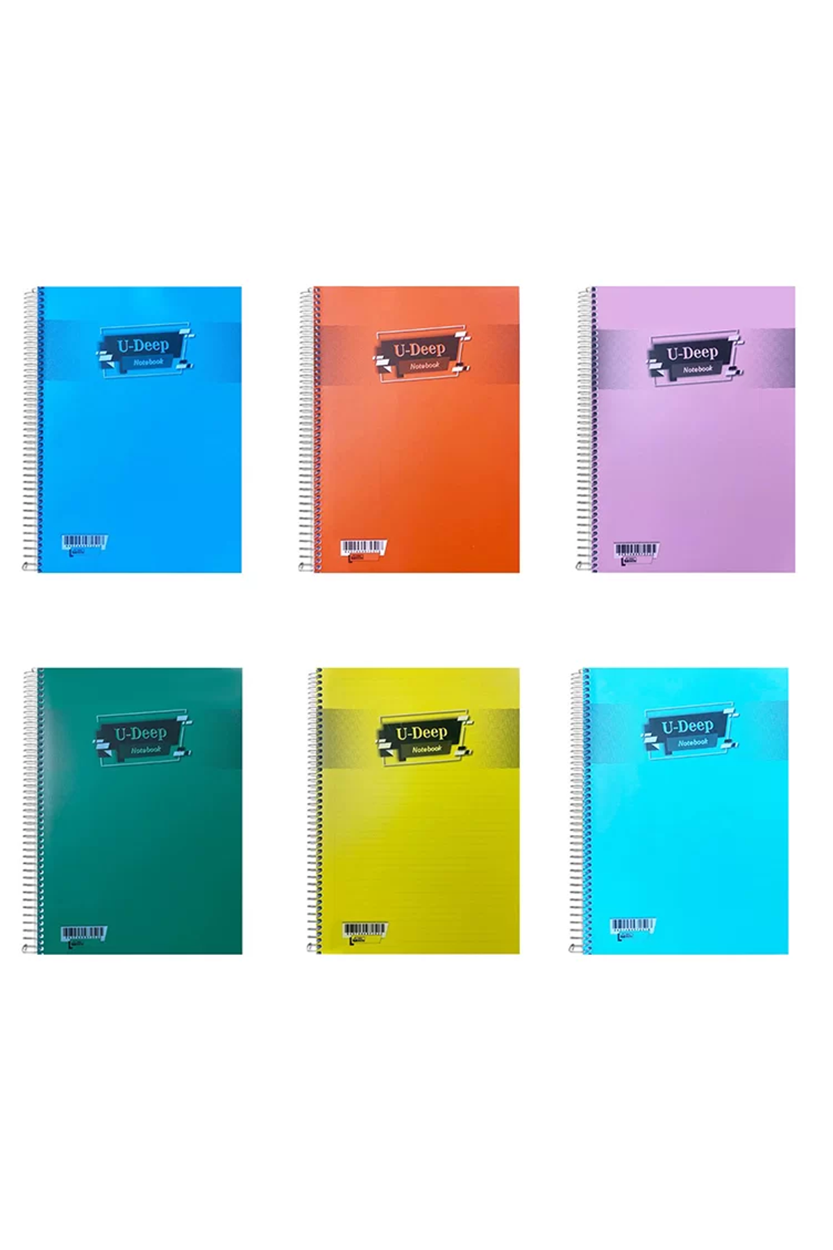 Umut U-deep A4 Spiralli Plastik Kapak Ekstra 40yp. Defter Kareli 250 mikron