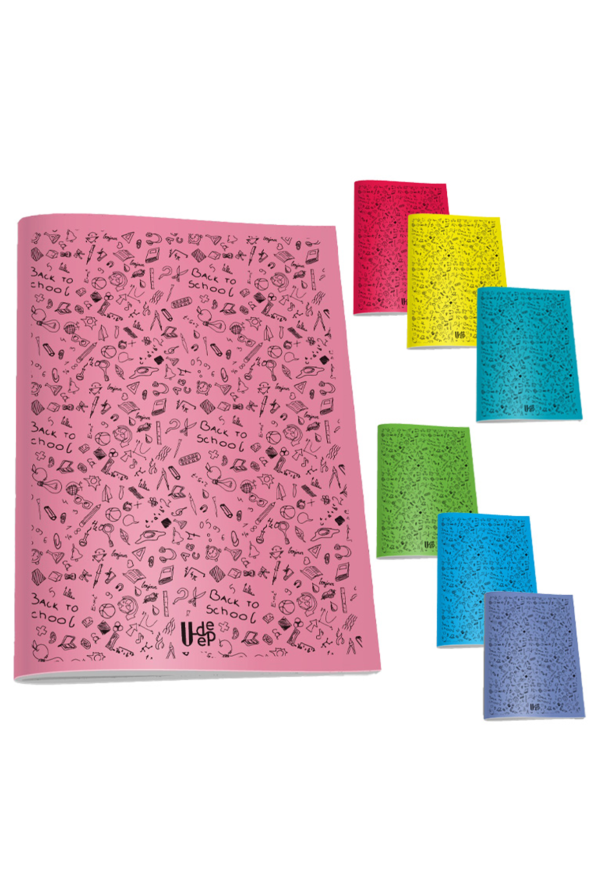Umut U-Deep A5 Pp Kapak Defter 40 Yaprak Kareli 12'li
