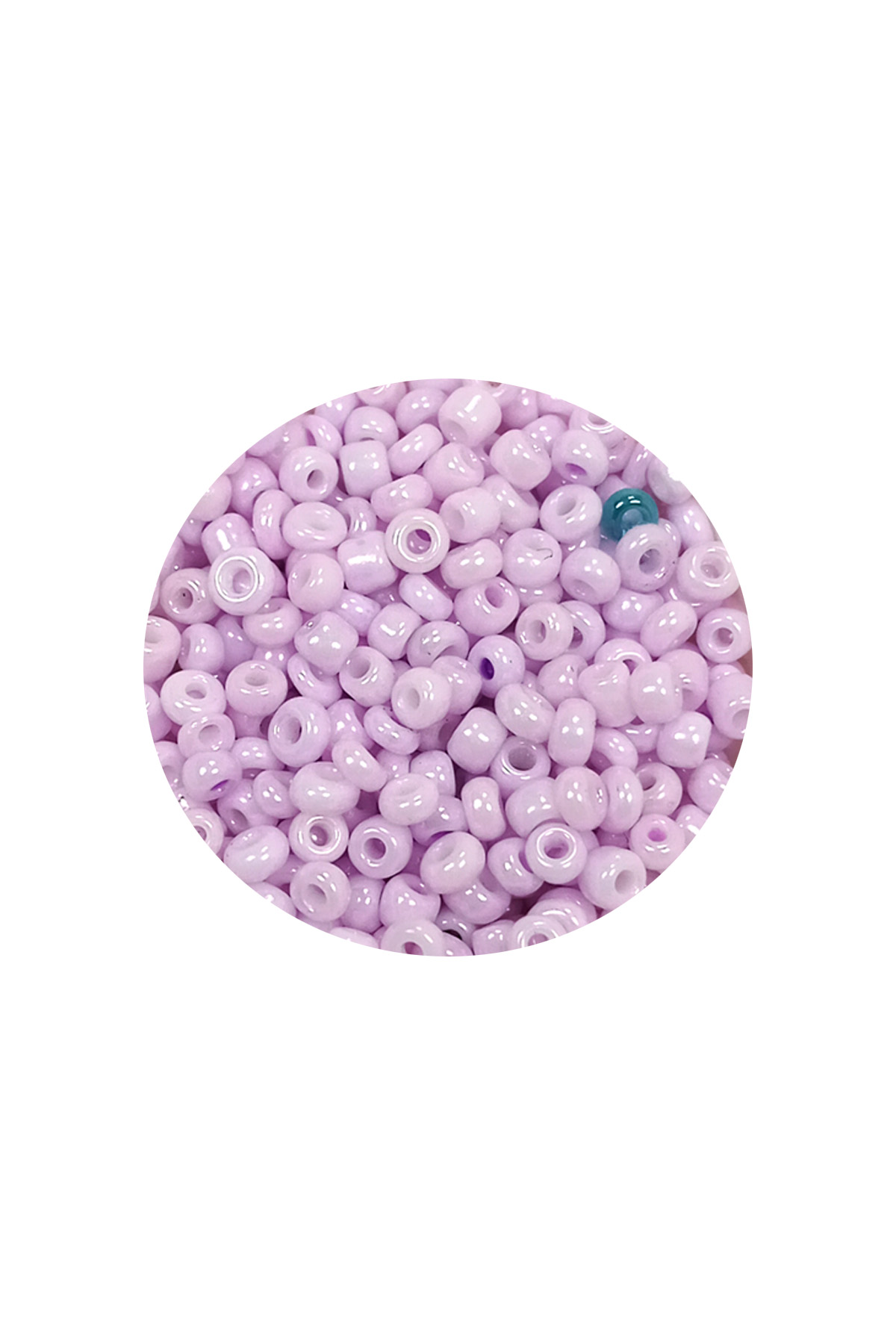 Dökme Cam Kum Boncuk (11/0) 2 mm - 20 Gram -  Açık Pembe - BNC008