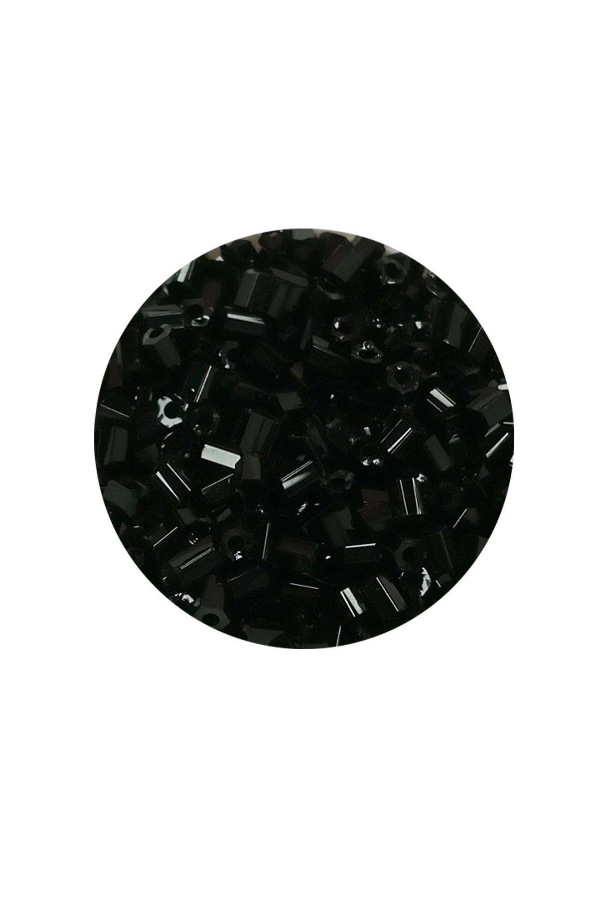 Kesme Cam Boncuk 2mm - 20 Gram - Siyah -BNC312