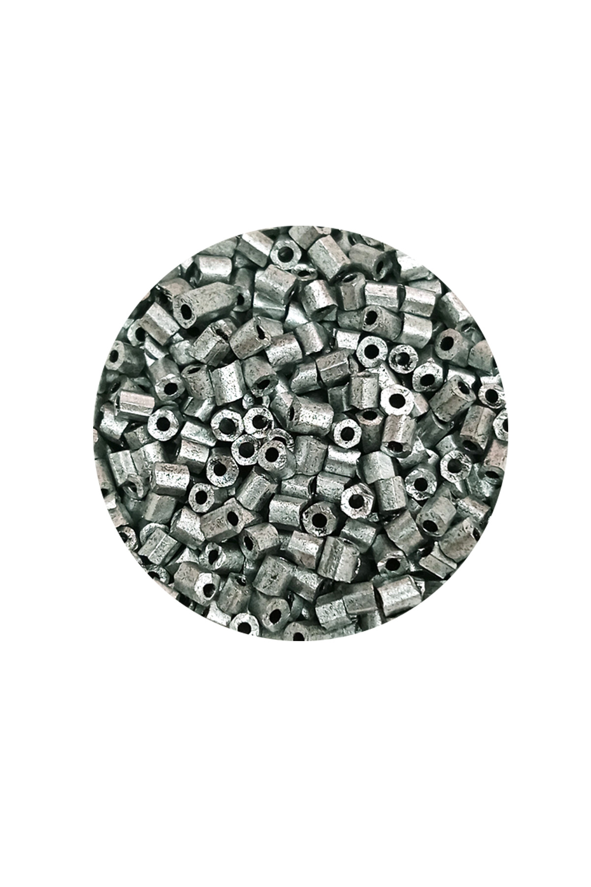 Kesme Cam Boncuk 2mm - 20 Gram - Mat Gümüş -BNC333