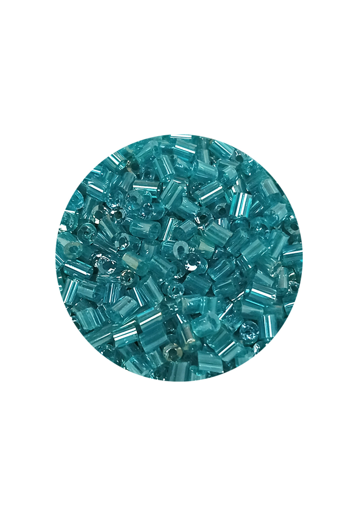Kesme Cam Boncuk 2mm - 60 Gram - Şeffaf Turkuaz - BNC364