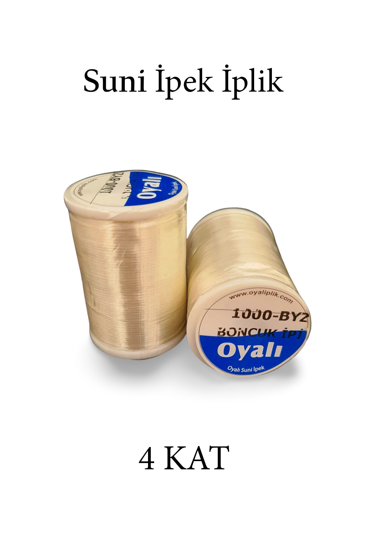Oyalı 4 Kat Suni İpek İplik İğne Oyası Boncuk İpi Tığ Oyası No:1000