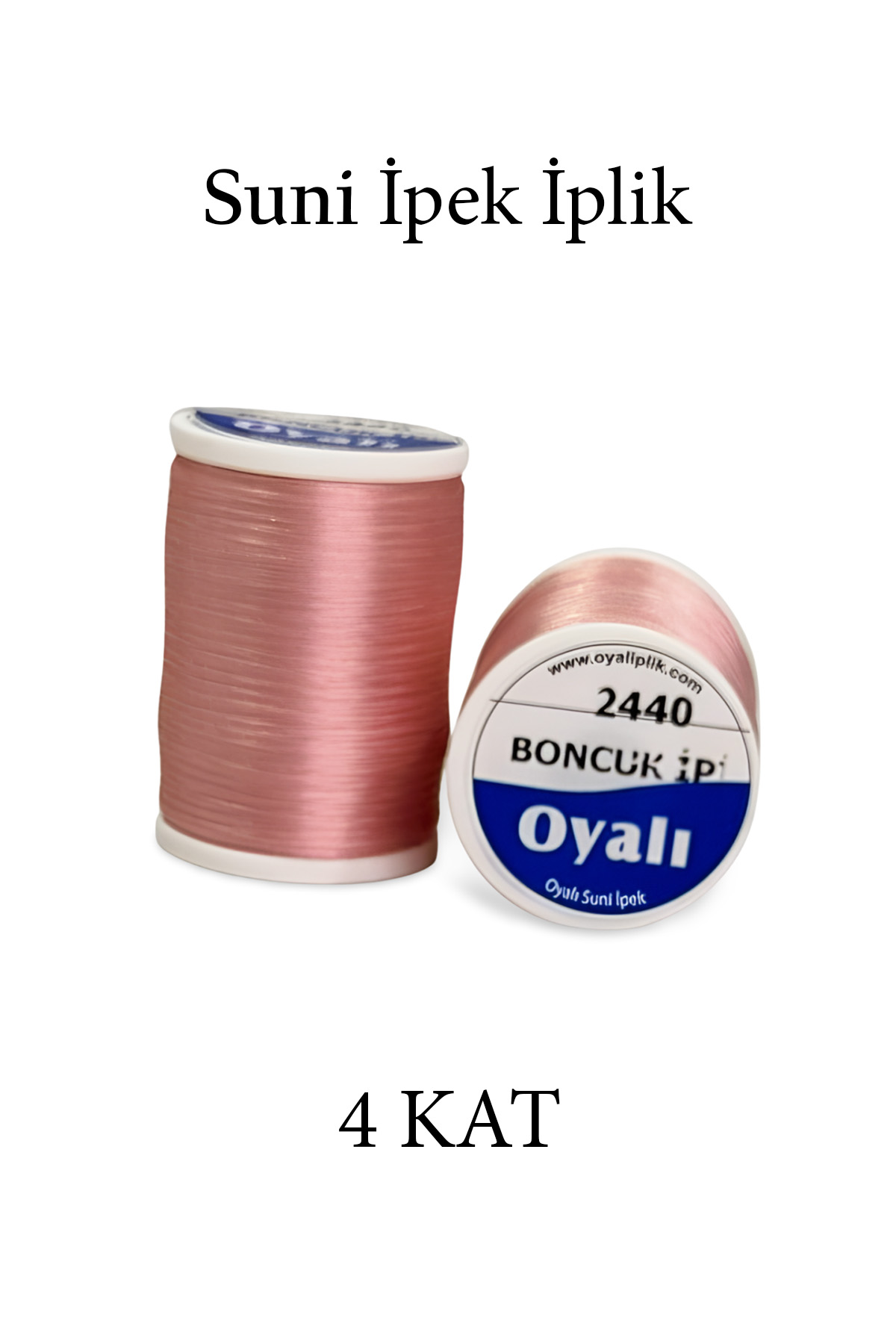 Oyalı 4 Kat Suni İpek İplik İğne Oyası Boncuk İpi Tığ Oyası No:2440