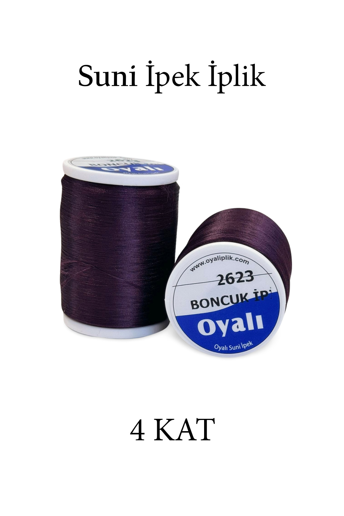 Oyalı 4 Kat Suni İpek İplik İğne Oyası Boncuk İpi Tığ Oyası No:2623