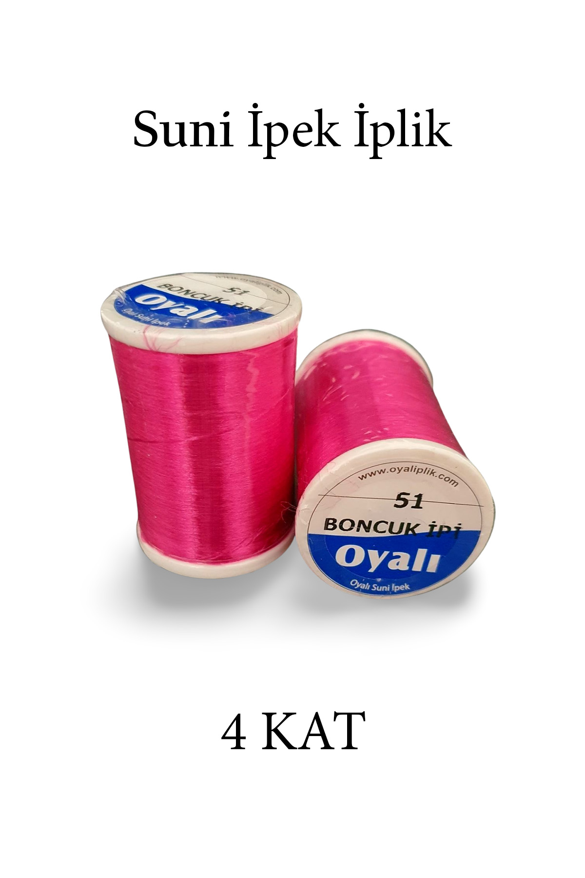 Oyalı 4 Kat Suni İpek İplik İğne Oyası Boncuk İpi Tığ Oyası No:51