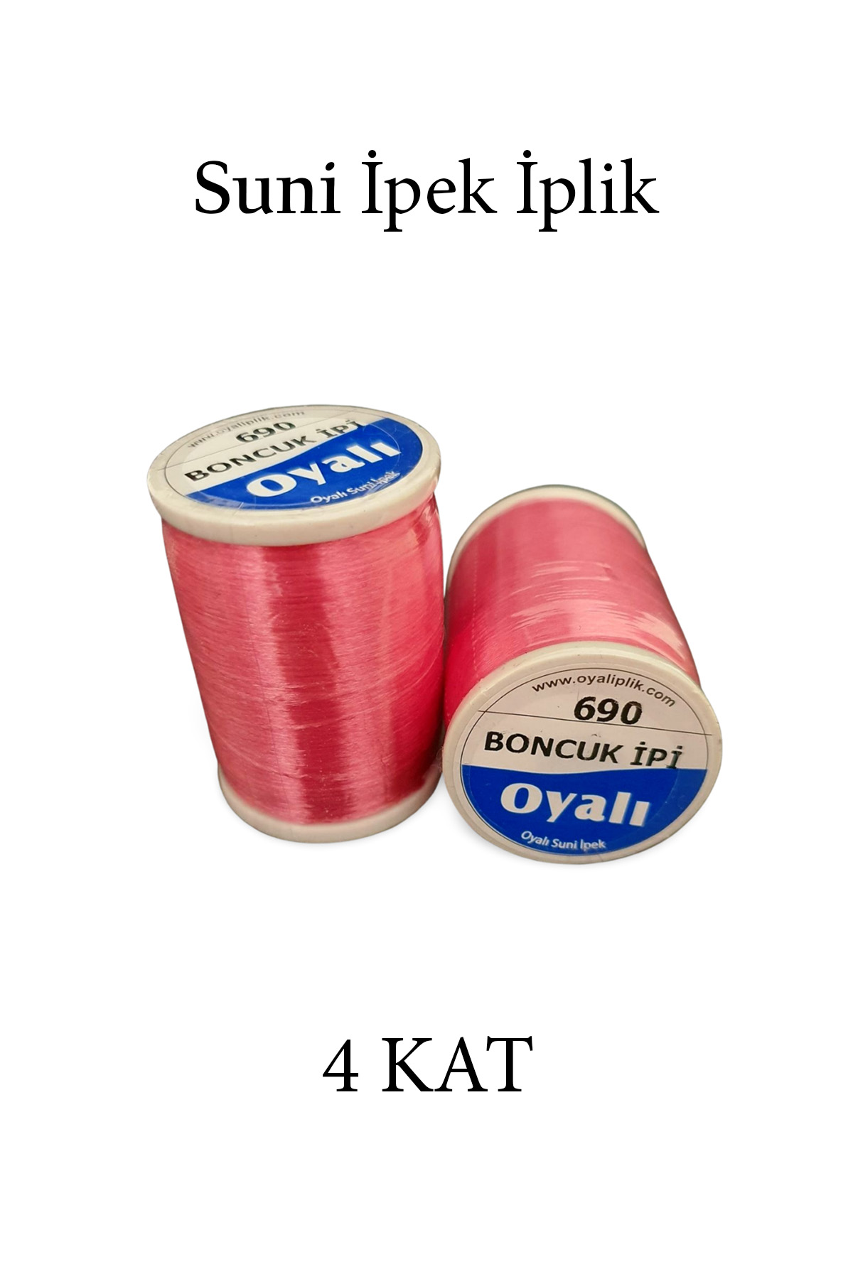 Oyalı 4 Kat Suni İpek İplik İğne Oyası Boncuk İpi Tığ Oyası No:690
