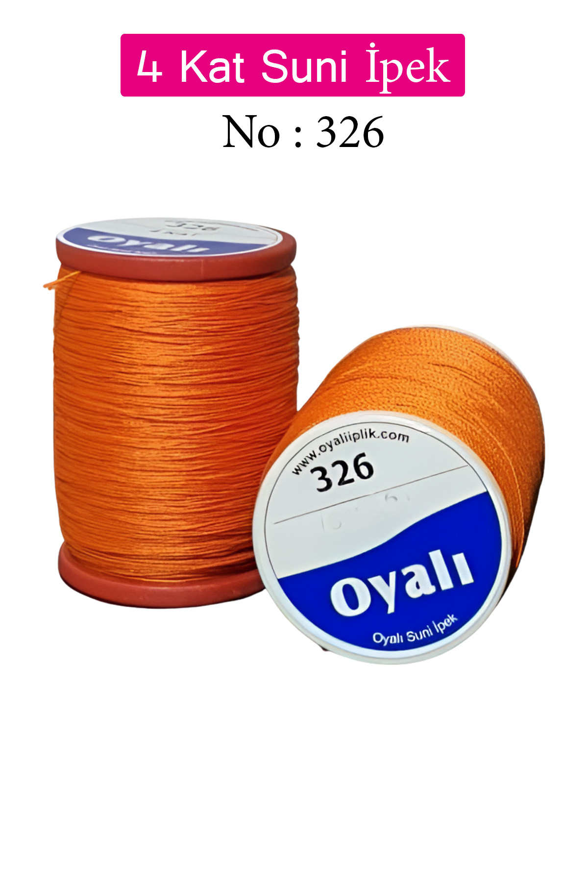 Oyalı 4 Kat Suni İpek İplik İğne Oyası Boncuk İpi Tığ Oyası No:326